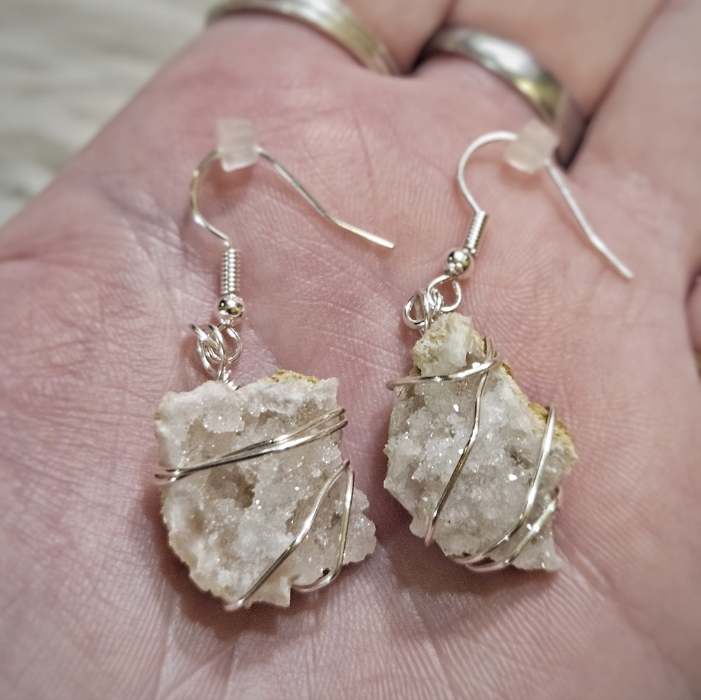 Handcrafted Geode Earrings